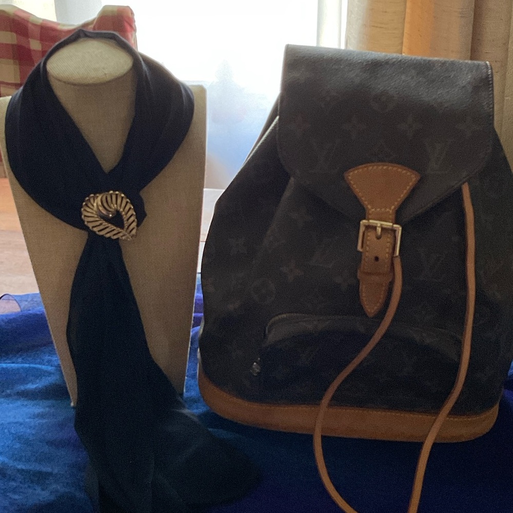 Louis Vuitton Dark Brown and than Monogram Backpack